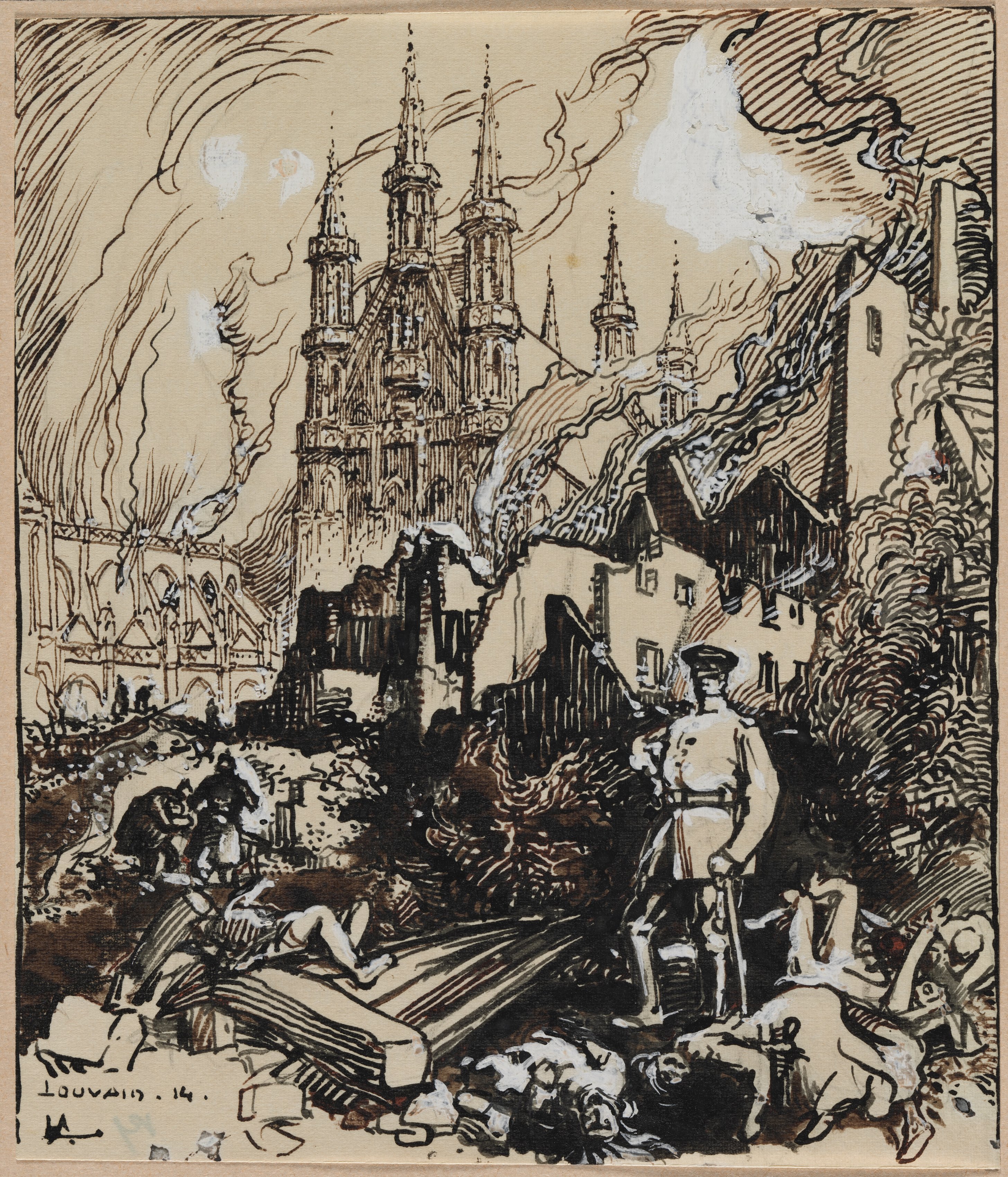 Auguste Louis Lepère, Louvain