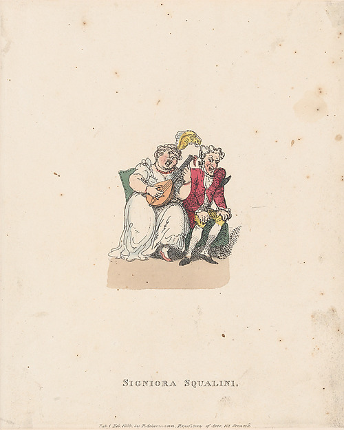 Thomas Rowlandson, Signiora Squalini