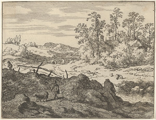 Allart van Everdingen, The Shepherd and the Lamb