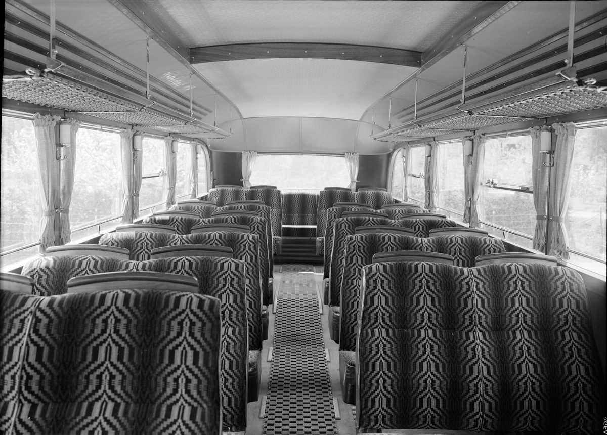 Paul Sandberg, Interiör i buss, Uppsala 1939