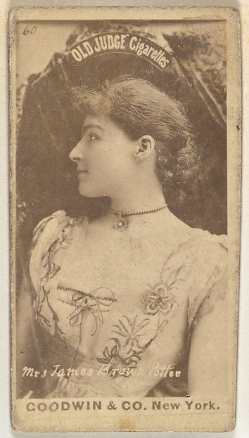 Goodwin & Company, Mrs. James Brown Potter, from the Actors and Actresses series (N171) for Old Judge Cigarettes