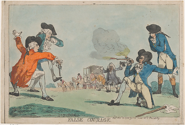 Thomas Rowlandson, False Courage