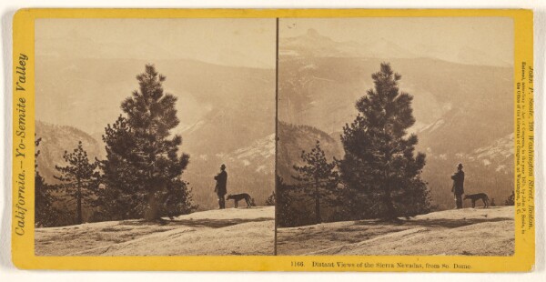 John P. Soule, Distant Views of the Sierra Nevadas, from So. Dome.
