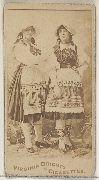 Allen & Ginter, From the Actors and Actresses series (N45, Type 5) for Virginia Brights Cigarettes
