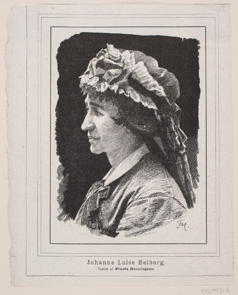F. Hendriksen, Johanne Louise Heiberg