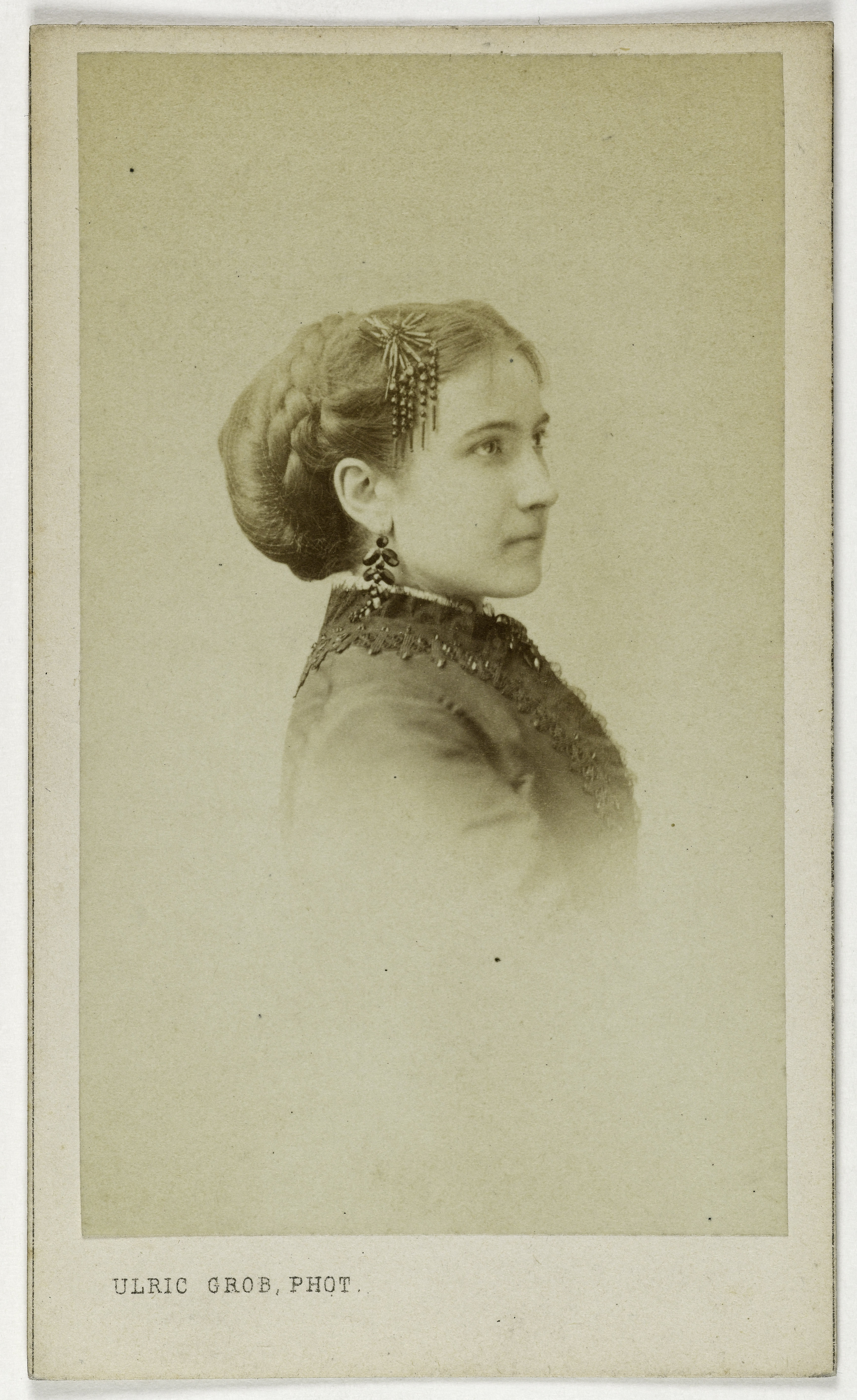 Ulric Grob, Portrait de Julia Hache, (actrice au théâtre des Variétés)