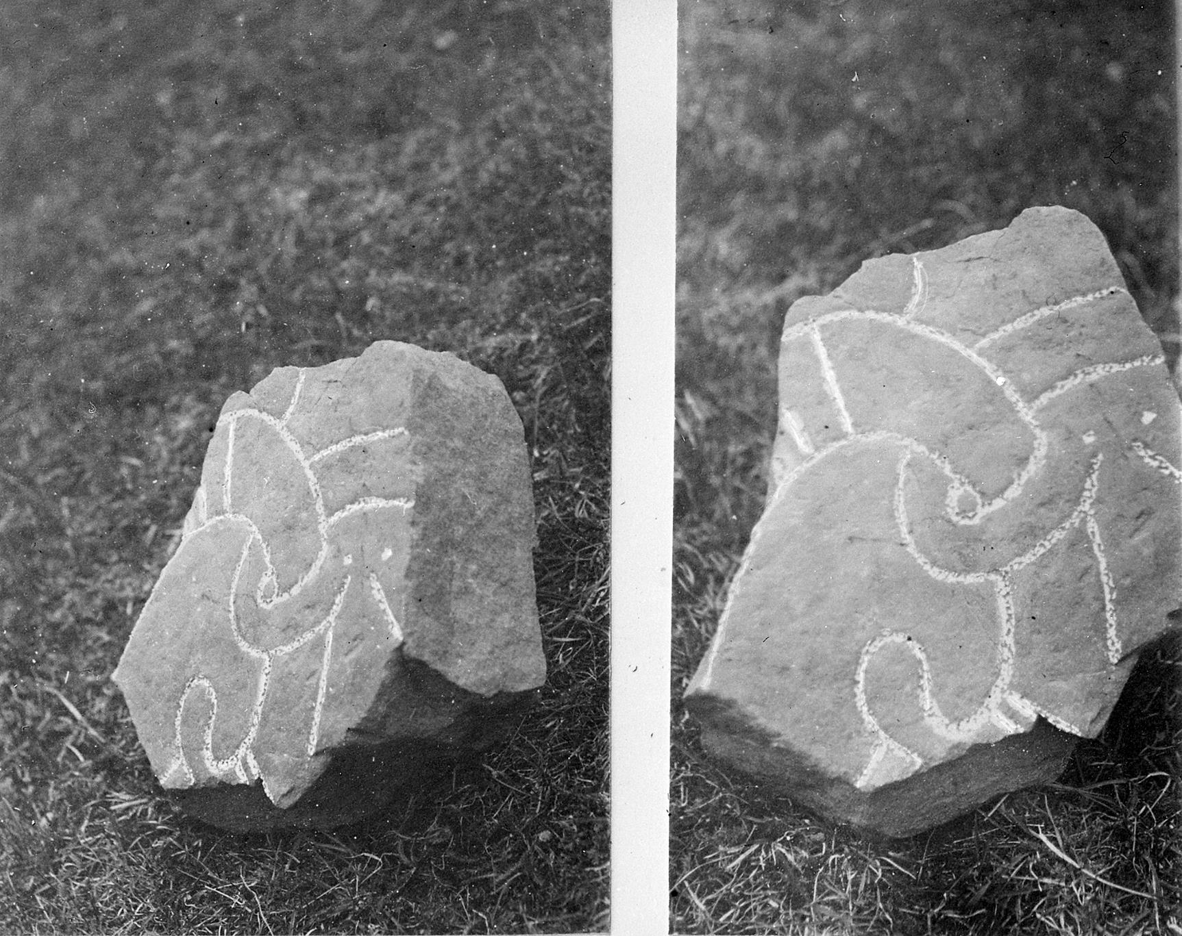Okänd Fotograf, Hs3 Norrala runstensfragment