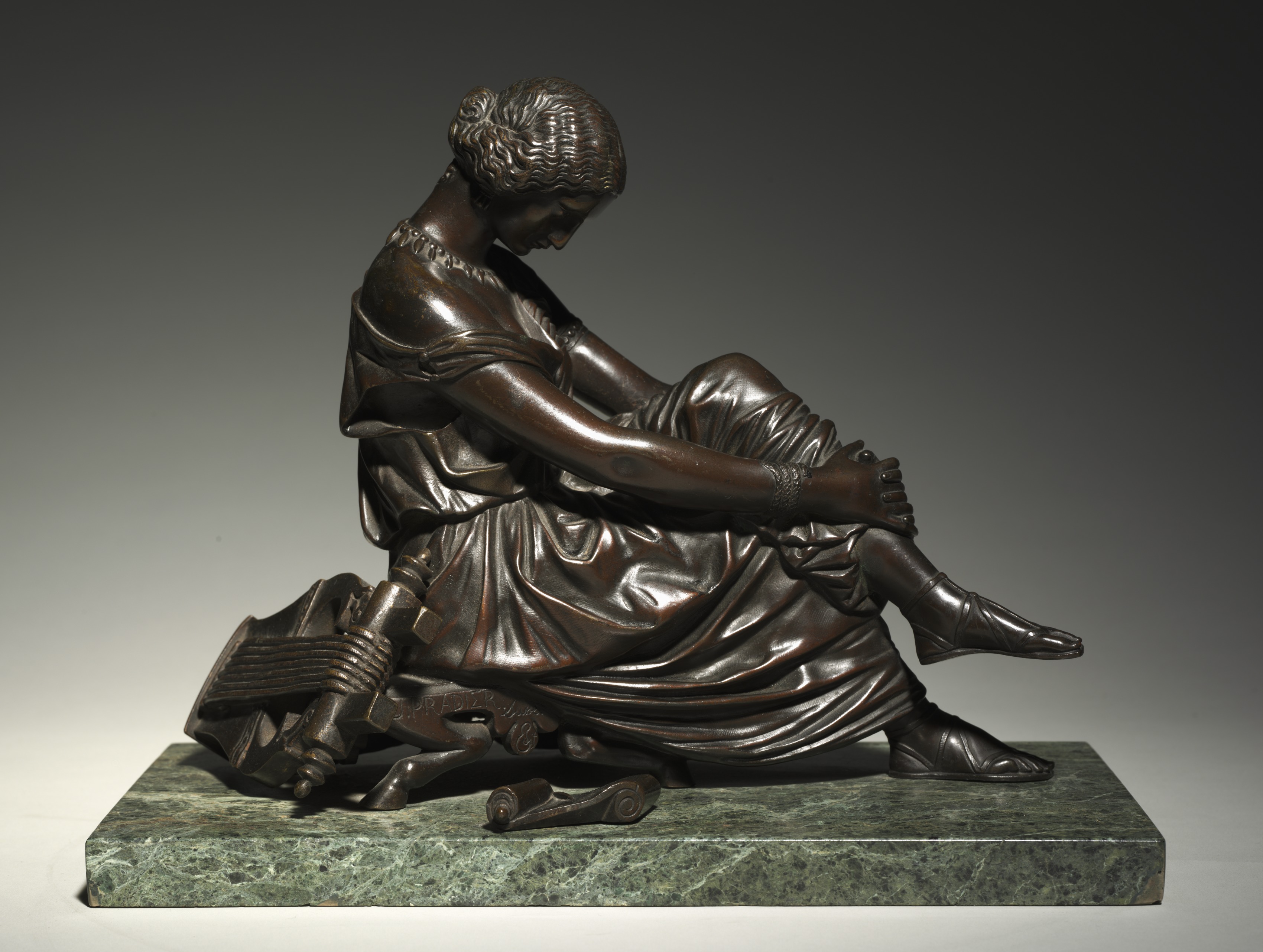James Pradier, Sappho: Portrait of a Woman (Louise Colet)