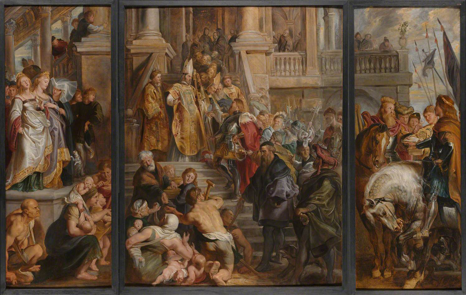 Peter Paul Rubens, Oil Sketch for High Altarpiece, St Bavo, Ghent