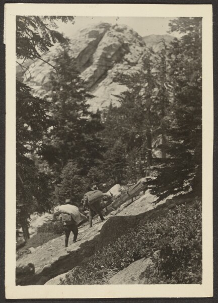 Louis Fleckenstein, [Figures Hiking in Mountainous Landscape]