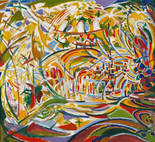 Jules Schmalzigaug, Expression of Colour and Movement: Interior of St Marks Basilica