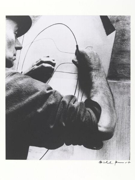 Bill Brandt, Ben Nicholson in his Studio at St. Ives, Cornwall