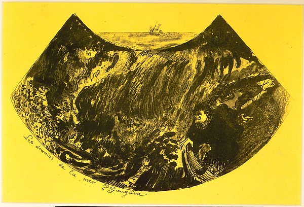 Paul Gauguin, The Drama of the Sea, from the "Volpini Suite: Dessins lithographiques"
