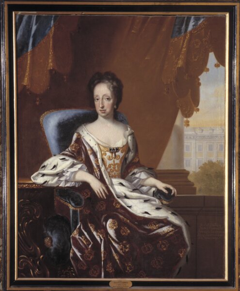 David von Krafft (Attributed to), Hedvig Eleonora, 1636-1715, prinsessa av Holstein-Gottorp, drottning av Sverige