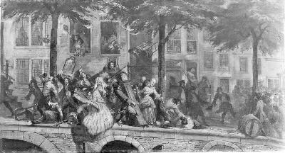 Barend Wijnveld, Anno 1748. Plundering van de huizen der belastingpachters