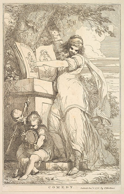John Hamilton Mortimer, Comedy, from "Fifteen Etchings Dedicated to Sir Joshua Reynolds"