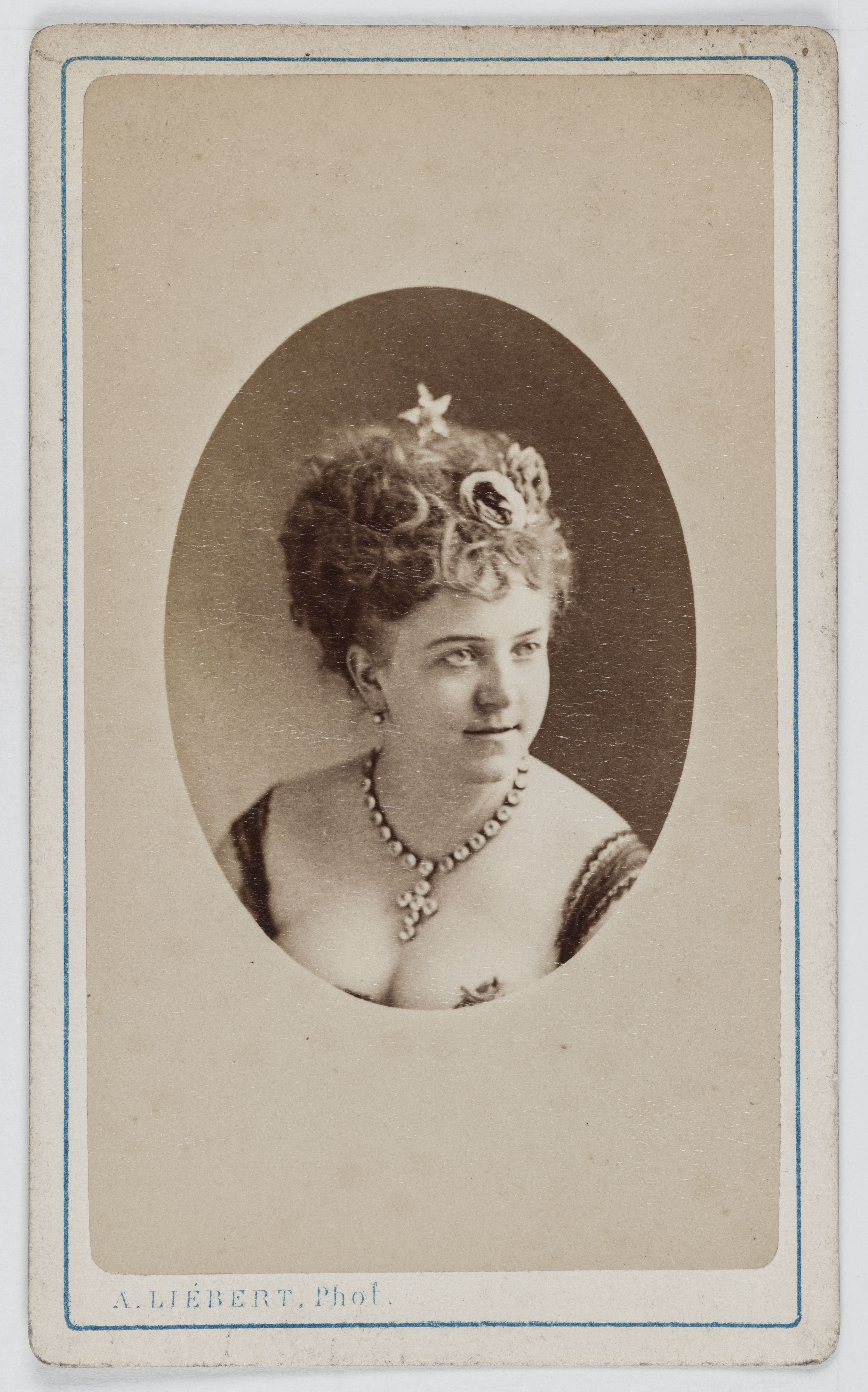 Alphonse Liébert, Portrait de Soltké, danseuse à l'Opéra en 1874.