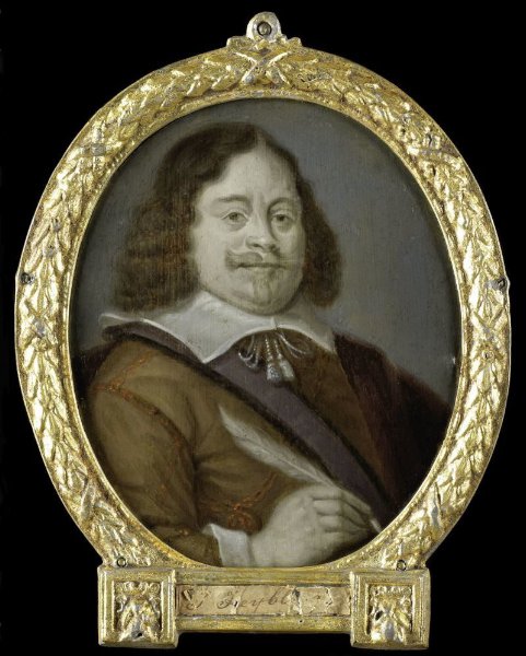 Arnoud van Halen, Portrait of Joannes Cools (born 1611), Jurist, Historian and Latin Poet in Hoorn