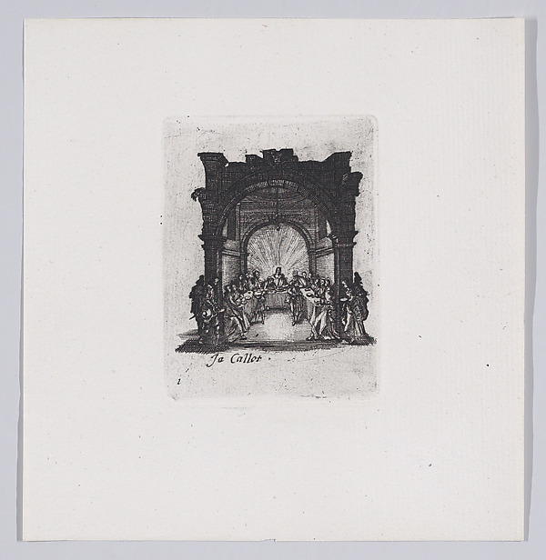 Anonymous, Reverse Copy of La Cène (The Last Supper), from La Petite Passion (The Little Passion)