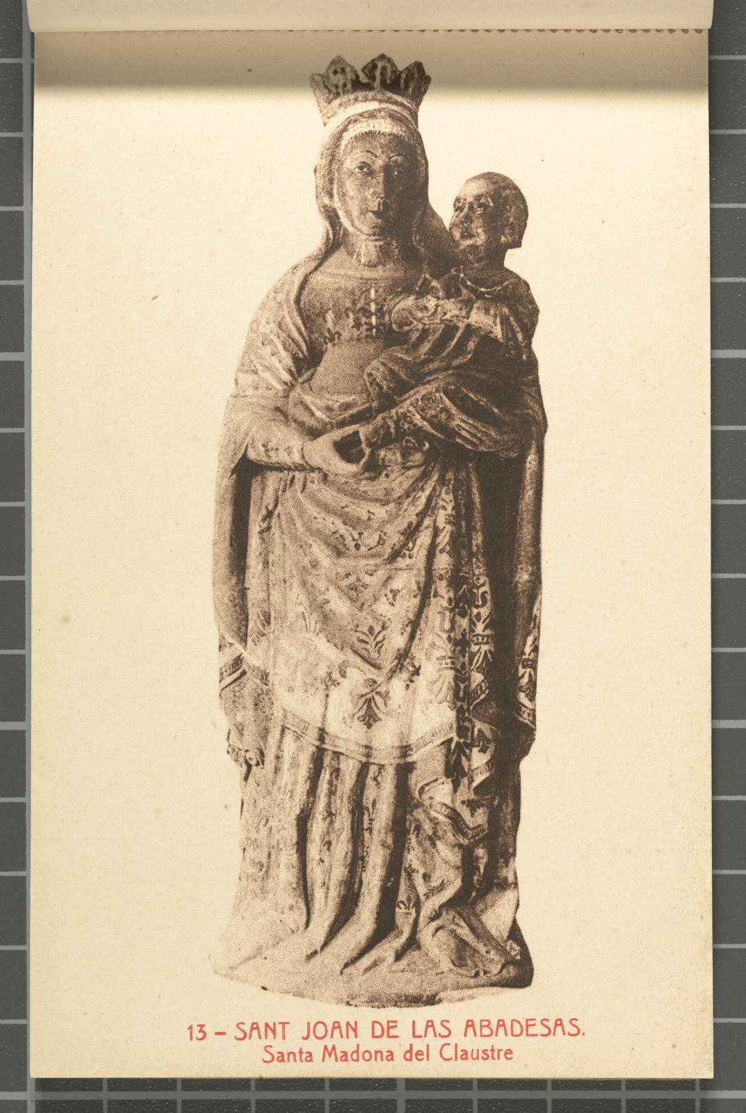 Desconegut, 13 - Saint Joan of las Abadesas. Saint Madona of the Cloister