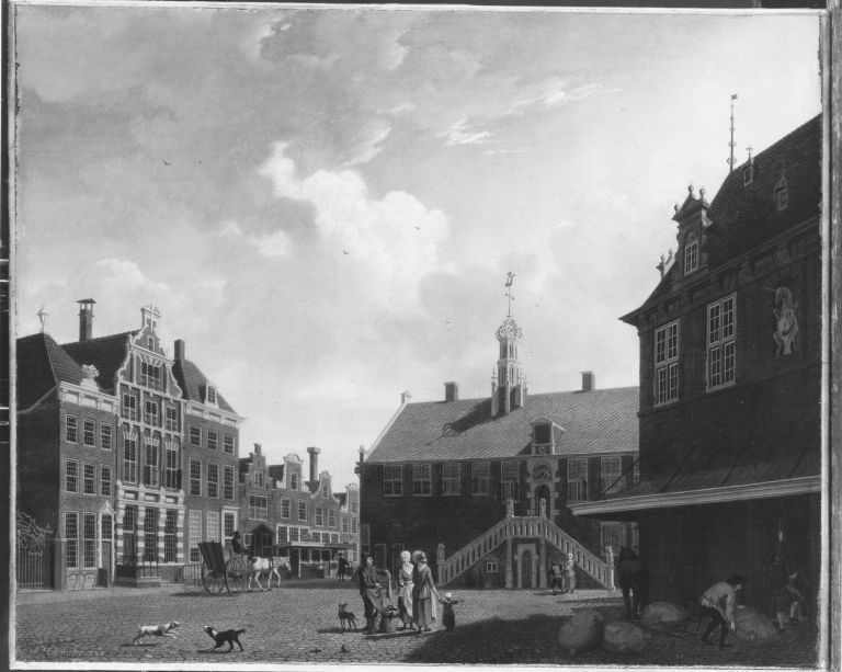 Isaac Ouwater, Der Marktplatz von Hoorn