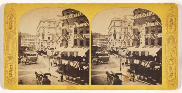 Unknown, [Dock Square Decorations, June 17, 1875, Boston, Massachusetts]