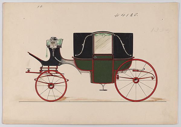 Brewster & Co., Design for Landau, No. 4120