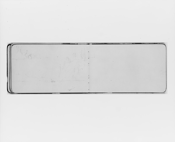 Albert Bierstadt, Small Section of a Landscape (from Sketchbook)