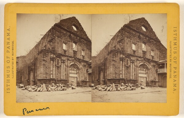 Eadweard J. Muybridge, Panama. Ruins of Church of San Domingo.