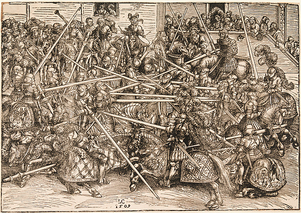 Lucas Cranach the Elder, The Tournament with Lances