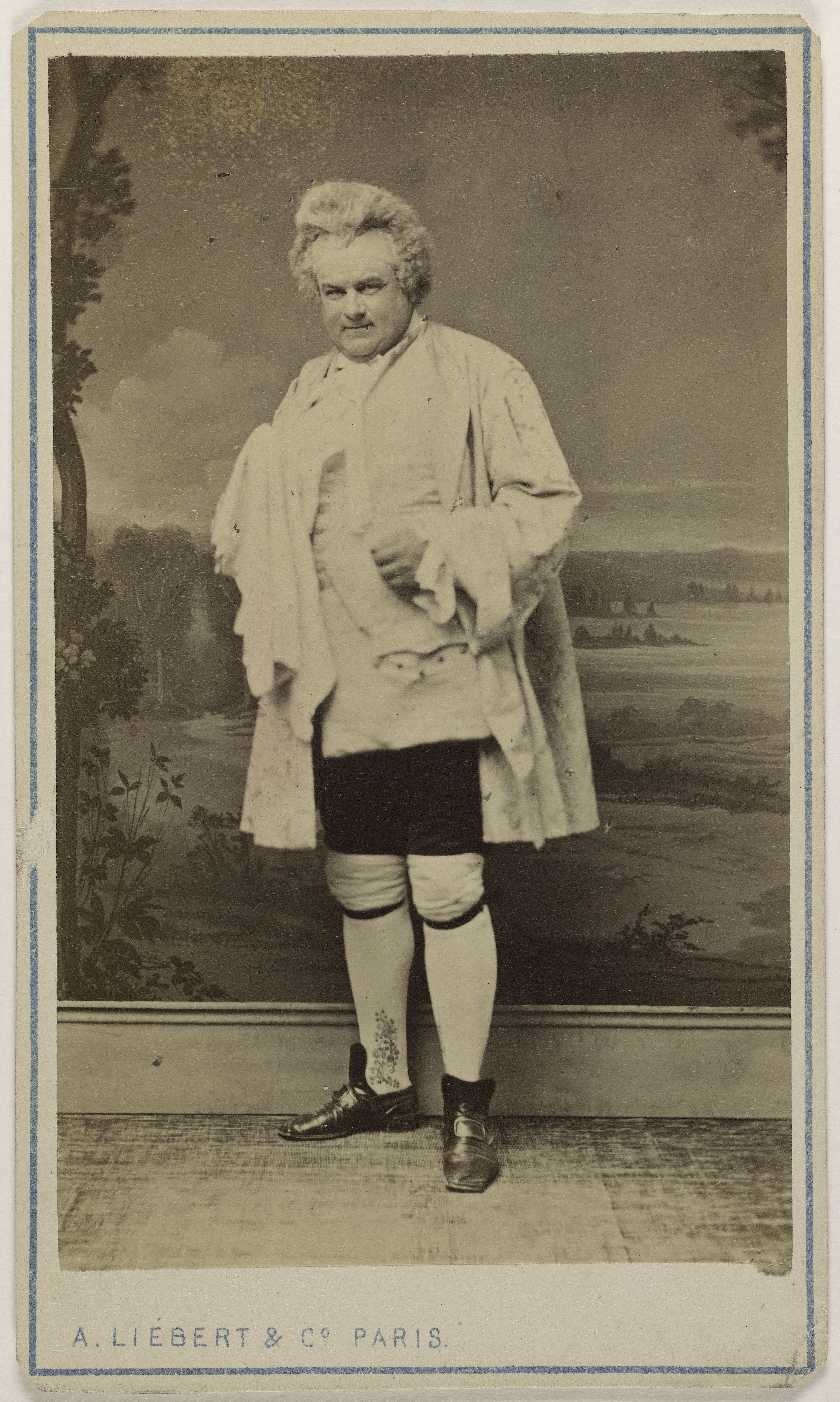 Alphonse Liébert, Portrait de Berthelier, Jean-François Philibert, (1830-1888), (acteur, chanteur)