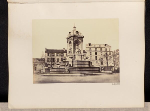 Édouard Baldus, [Fontaine Saint Sulpice] (No. 76)