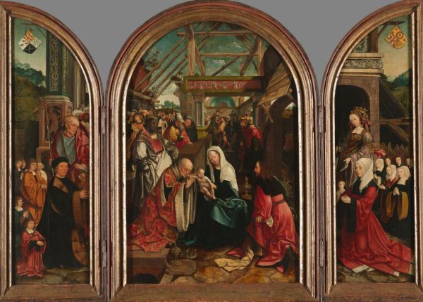 Jacob Cornelisz van Oostsanen, De aanbidding van de drie koningen