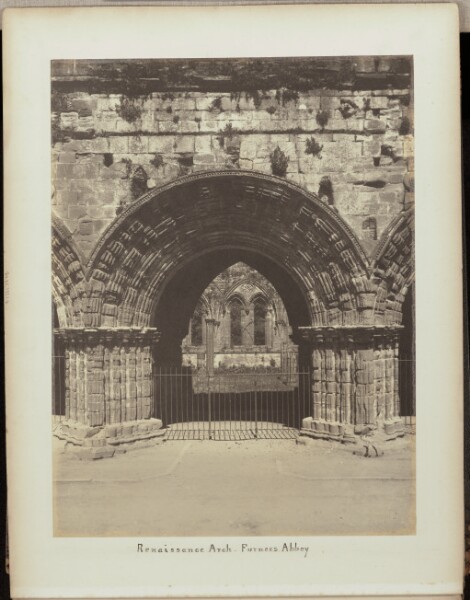Unknown, Renaissance Arch. Furnees Abbey