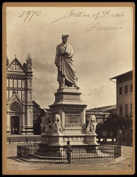 Francis Frith, Statue of Dante.  Florence