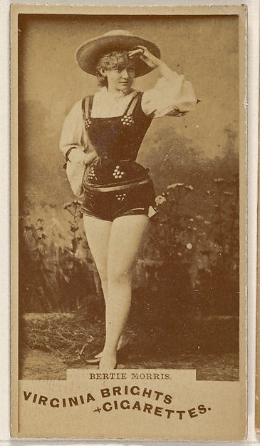 Allen & Ginter, Bertie Morris, from the Actors and Actresses series (N45, Type 1) for Virginia Brights Cigarettes