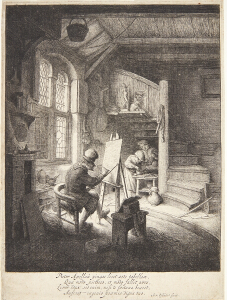 Adriaen van Ostade, Maleren
