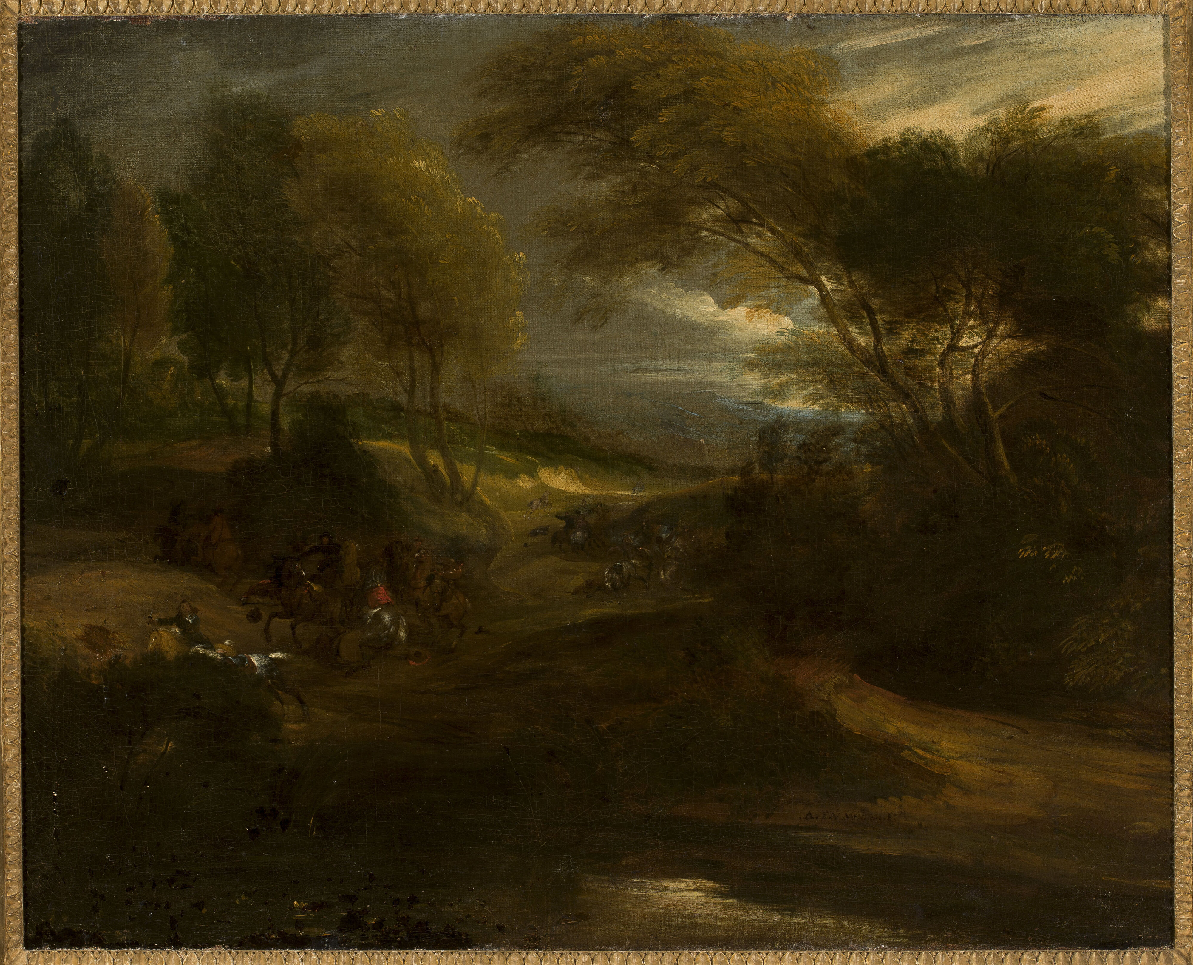 Adam Frans van der Meulen, A battle scene