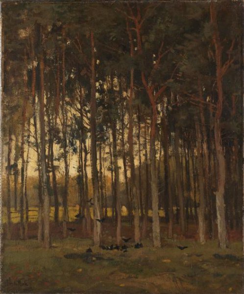 Théophile de Bock, View in the Woods