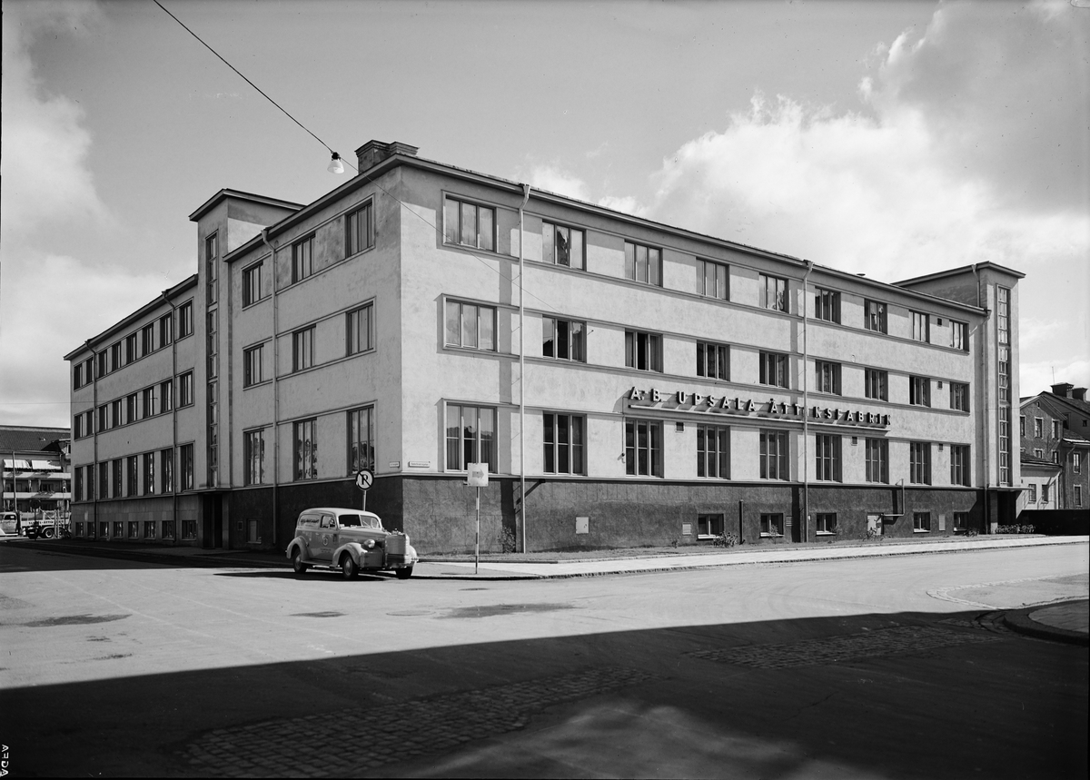 Paul Sandberg, AB Upsala Ättiksfabrik, kvarteret Ejnar, S:t Persgatan, Kvargärdet, Uppsala september 1944