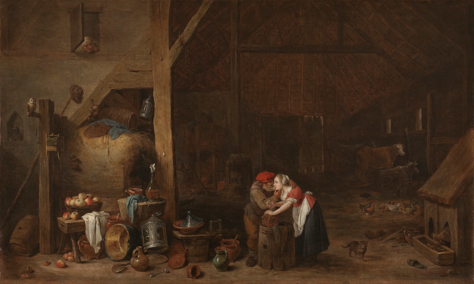 David Teniers the Younger, The Old Man and the Maid