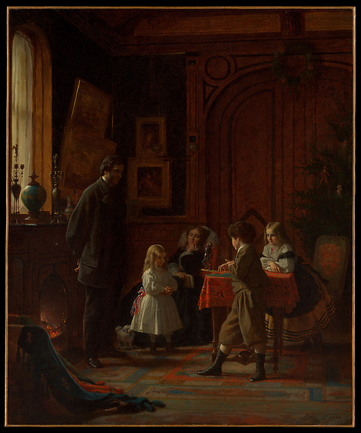 Eastman Johnson, Christmas-Time, The Blodgett Family