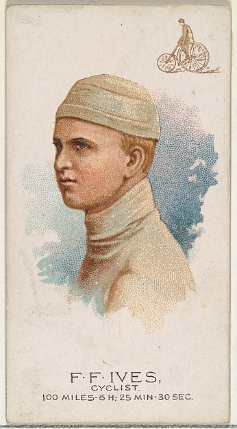 Allen & Ginter, F.F. Ives, Cyclist, from World's Champions, Series 2 (N29) for Allen & Ginter Cigarettes