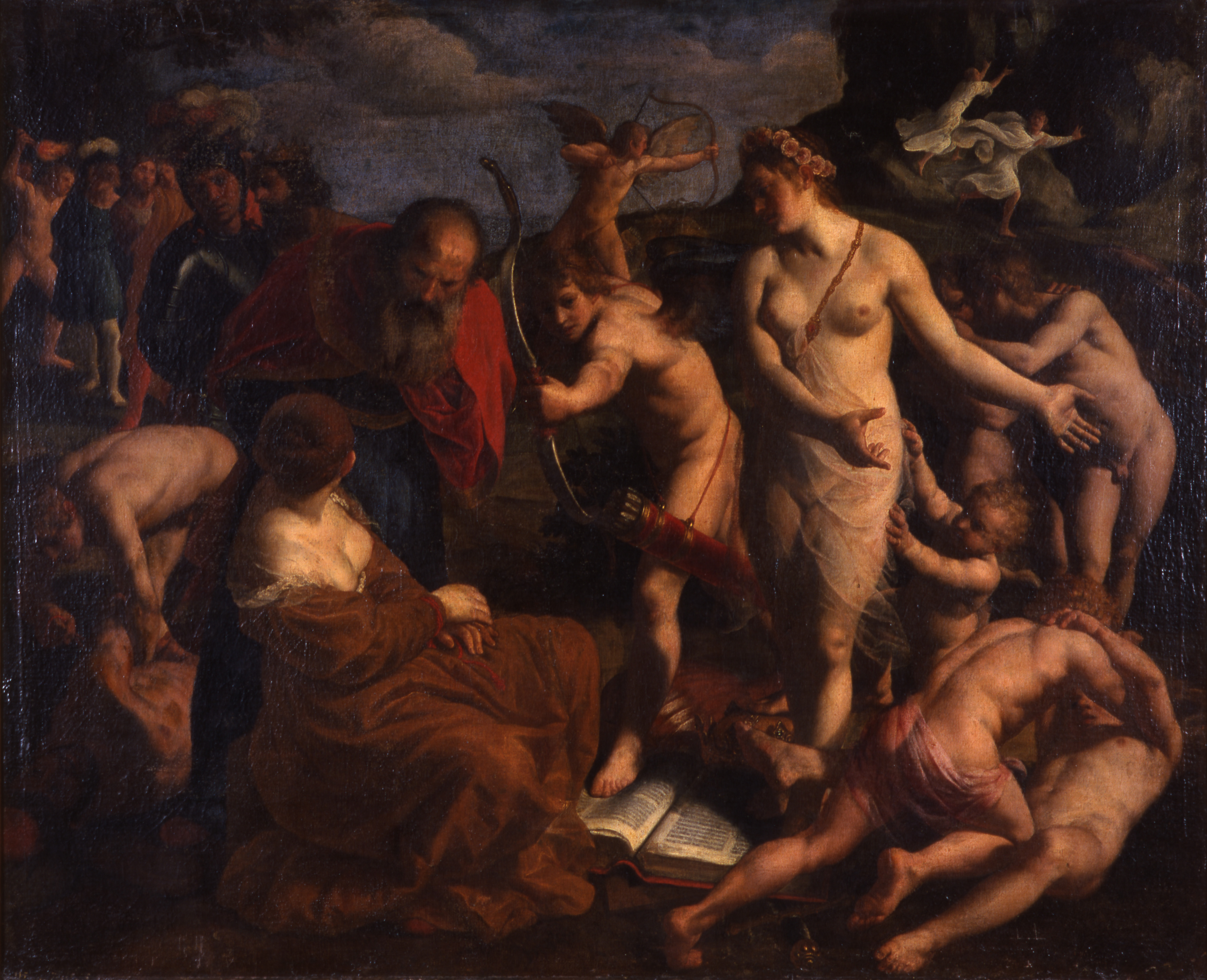 Alessandro Turchi, Allegorie op de macht van de liefde ('Omnia vincit Amor')