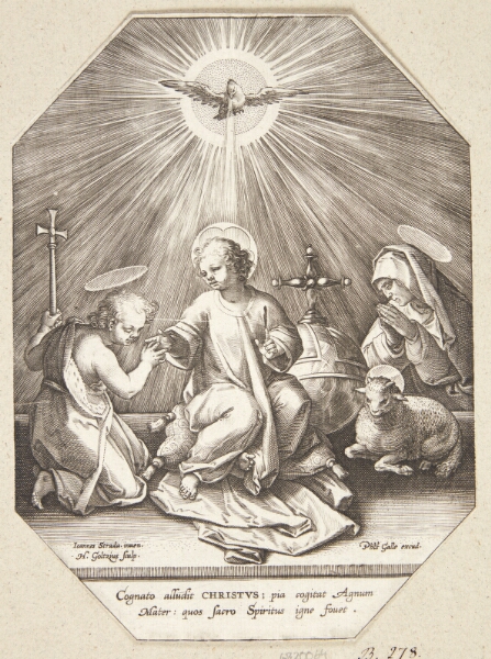 Hendrick Goltzius, Elisabeth med Johannes Døberen og Jesus som børn