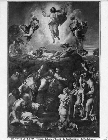 Giacomo Brogi, Roma -Vaticano, Galleria de'Quadri. La Trasfigurazione, Rafaello Sanzio