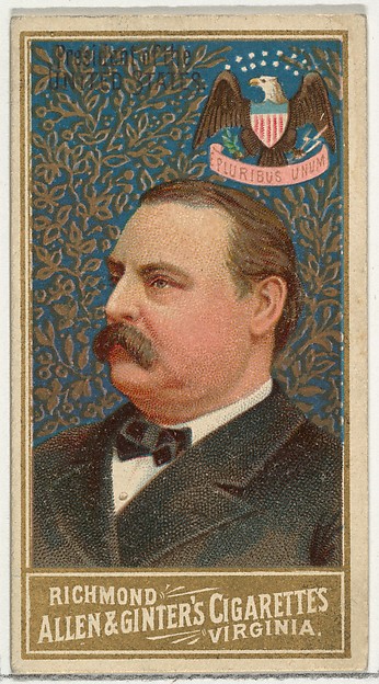 Allen & Ginter, President of the United States, from World's Sovereigns series (N34) for Allen & Ginter Cigarettes