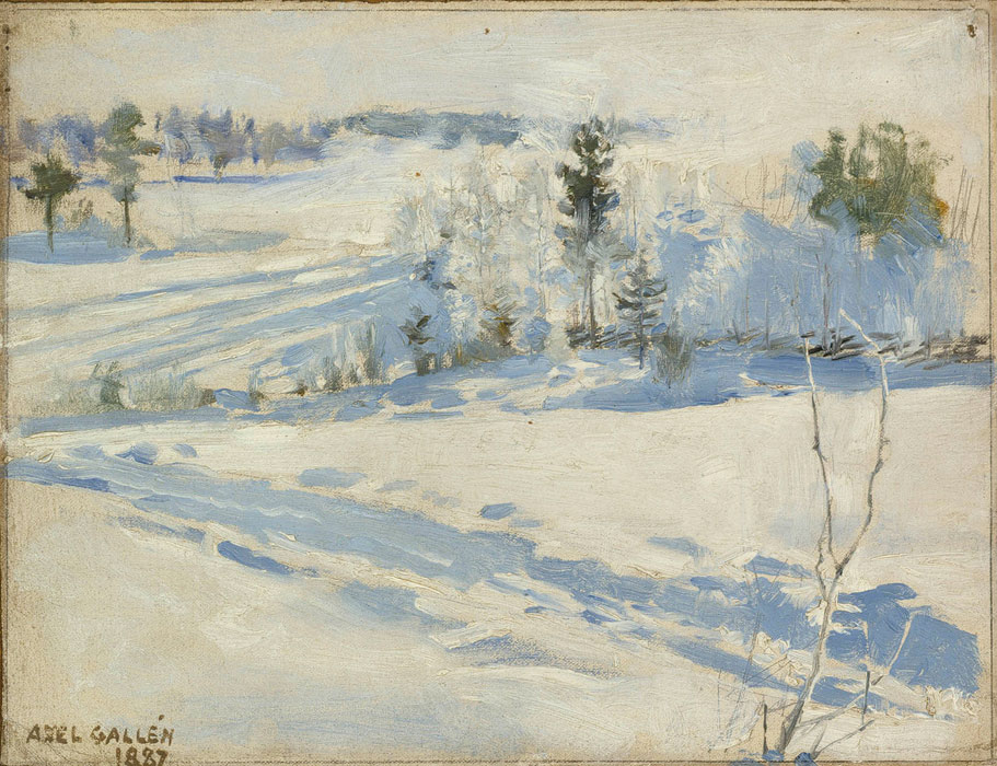 Akseli Gallen-Kallela, Winter Landscape