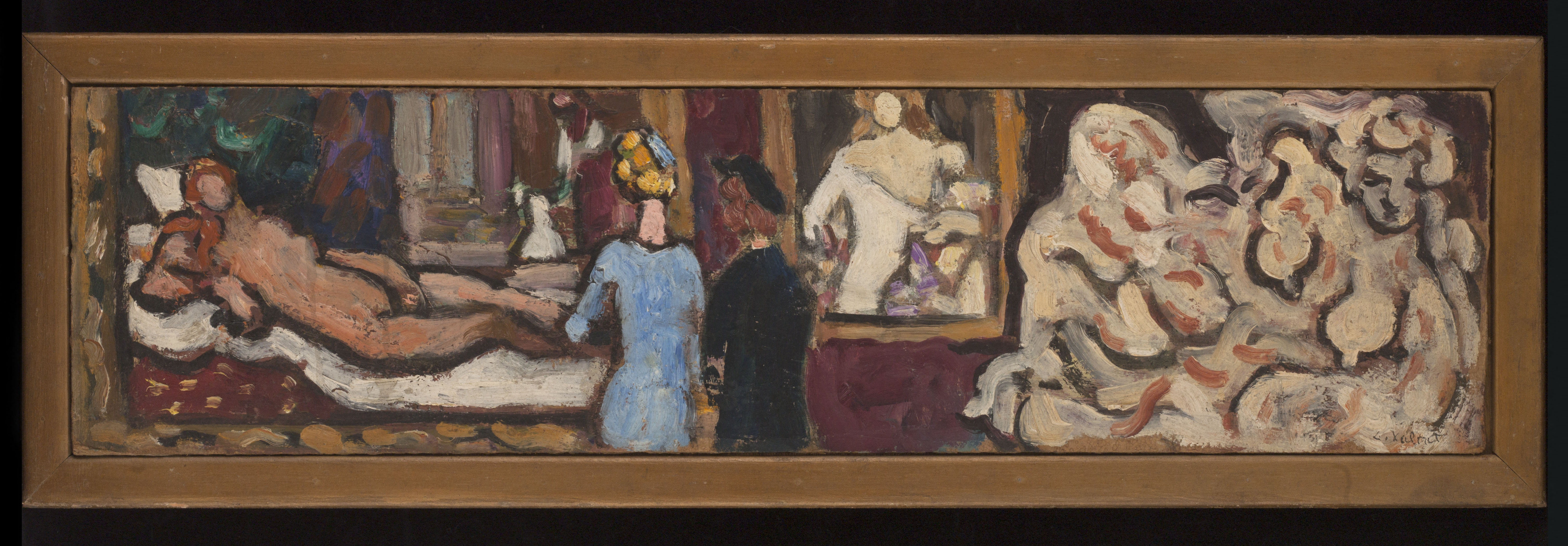 Louis Valtat, Etudes d'après la Venus d'Urbin et la Flore du Titien, faites durant l'exposition "L'art italien" au Petit Palais