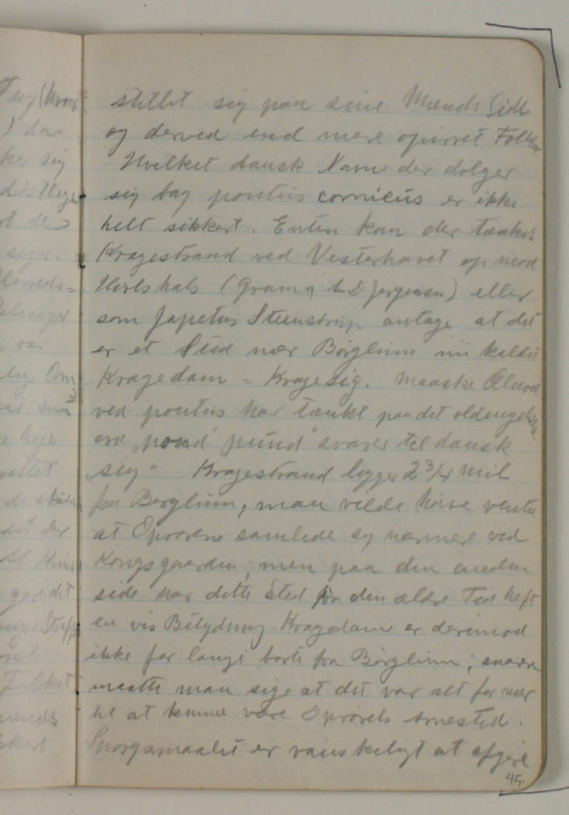 Niels Larsen Stevns, Notater vedrørende Ælnods saga om Knud den Helliges færd i Vendsyssel. Uddrag fra Historisk Tidsskrift, Hans Olrik